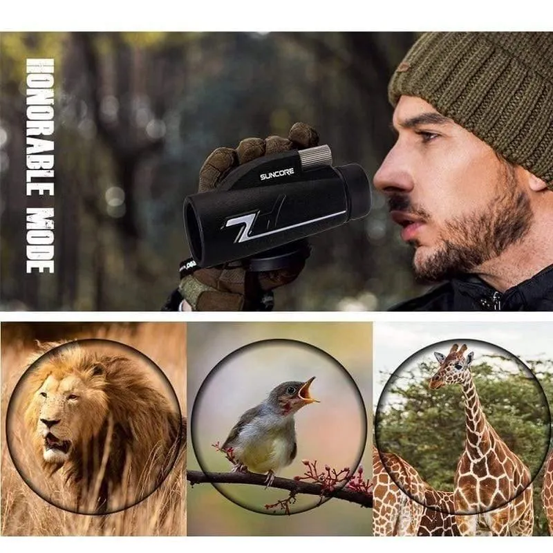 Monokularteleskop 16xNUMX Wasserdichter Stickstoff Camping Handfokus Reisemonokular für die Jagd Wandern Vogelbeobachtung 50