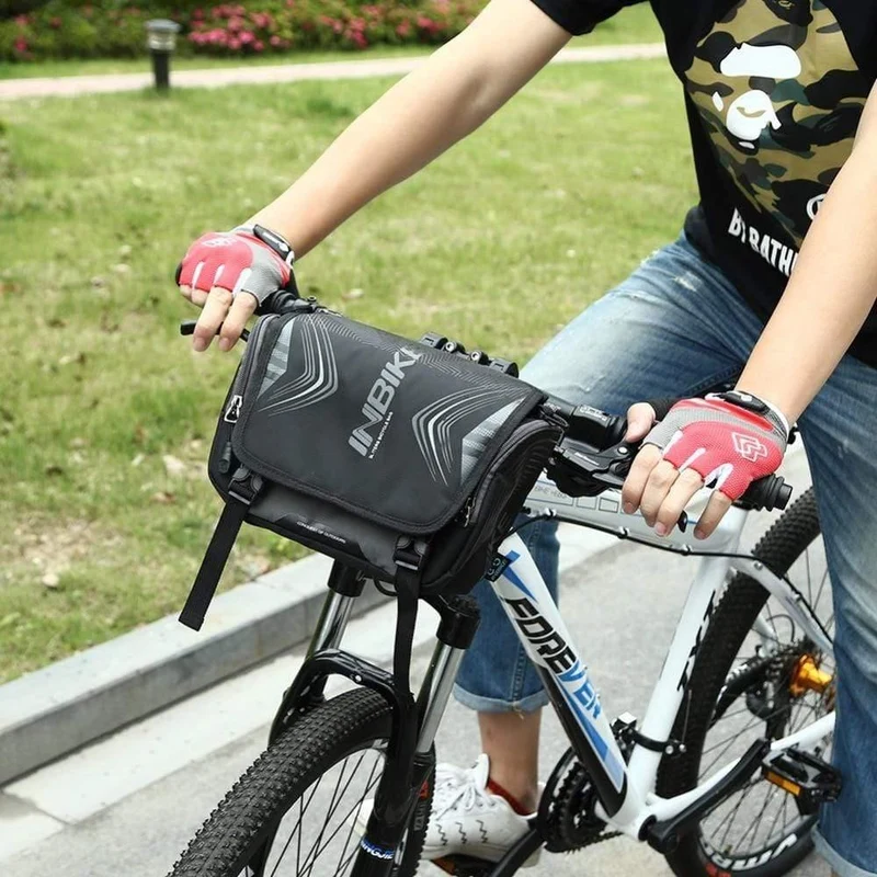 Wasserdichte Fahrradtasche mit großem Fassungsvermögen für den vorderen Lenker, Fahrradtasche, Schulterrucksack, Fahrradzubehör