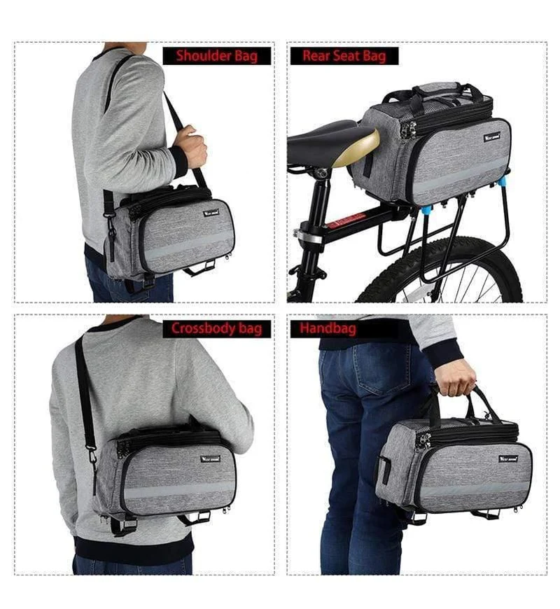 Fahrradtasche Radfahren Pannier Lagerung Gepäckträger Korb Mountain Road Fahrrad Sattel Handtasche Gepäckträger Stammtaschen