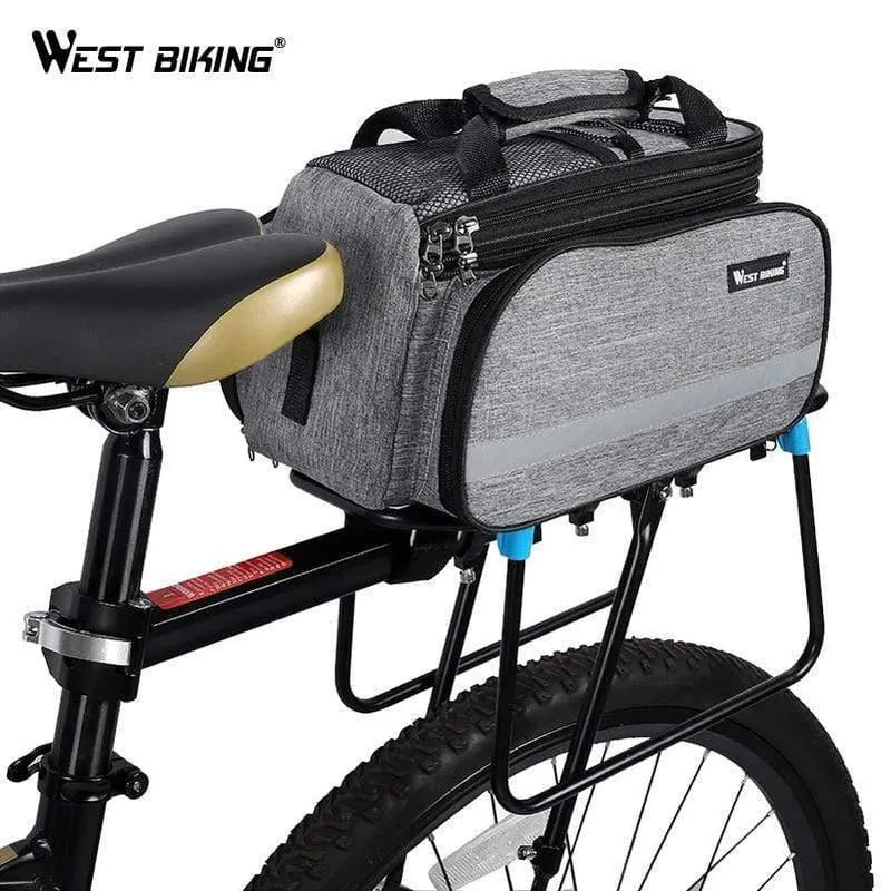 Fahrrad-Sitztasche, wasserdicht, Gepäcktasche, Fahrradtasche, 10–25 l, Fahrrad-Gepäcktasche, Gepäckträgertasche mit Regenschutz