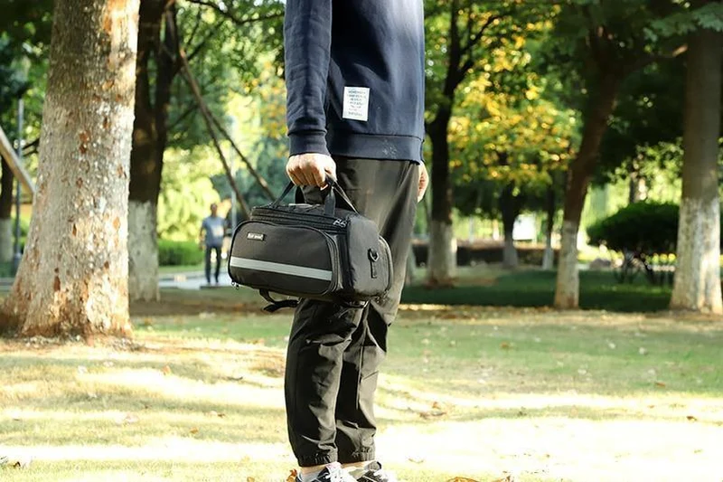 Fahrrad-Sitztasche, wasserdicht, Gepäcktasche, Fahrradtasche, 10–25 l, Fahrrad-Gepäcktasche, Gepäckträgertasche mit Regenschutz