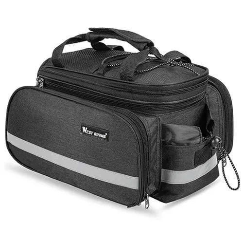 Fahrrad-Sitztasche, wasserdicht, Gepäcktasche, Fahrradtasche, 10–25 l, Fahrrad-Gepäcktasche, Gepäckträgertasche mit Regenschutz