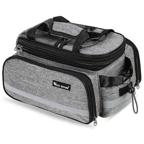 Fahrrad-Sitztasche, wasserdicht, Gepäcktasche, Fahrradtasche, 10–25 l, Fahrrad-Gepäcktasche, Gepäckträgertasche mit Regenschutz