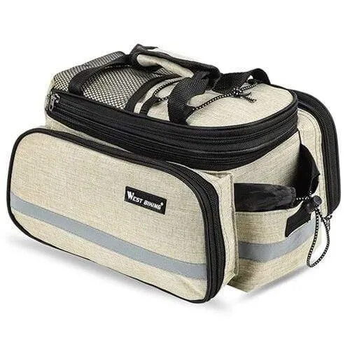 Fahrrad-Sitztasche, wasserdicht, Gepäcktasche, Fahrradtasche, 10–25 l, Fahrrad-Gepäcktasche, Gepäckträgertasche mit Regenschutz