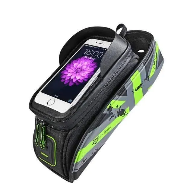 Fahrradtaschen fürs Fahrrad, regendicht, Touchscreen, Fahrradtaschen für die Oberseite des Vorderrohrs, 5.8/6.0, Telefonhülle, Fahrradzubehör