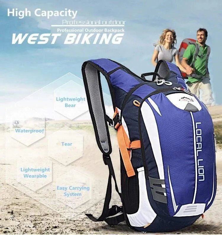 Fahrradtasche Bike MTB Outdoor Ausrüstung 18L Klettern Wandern Atmungsaktiv Outdoor Radfahren Rucksack Reiten Fahrradtasche