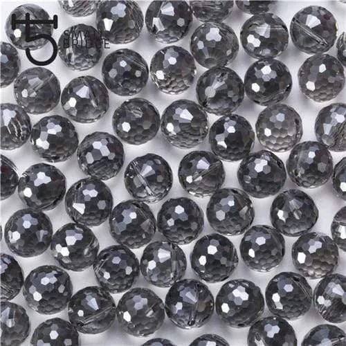 Österreich Ab Farbe Facettierte Große Kristall Perlen für Schmuck Machen Diy Armband Material Perlen Lose Runde Glas Perlen X002