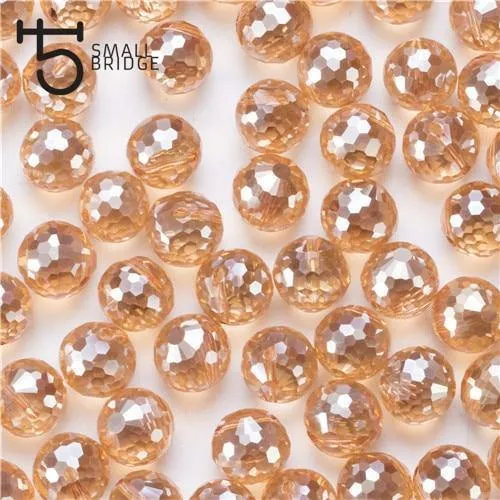 Österreich Ab Farbe Facettierte Große Kristall Perlen für Schmuck Machen Diy Armband Material Perlen Lose Runde Glas Perlen X002