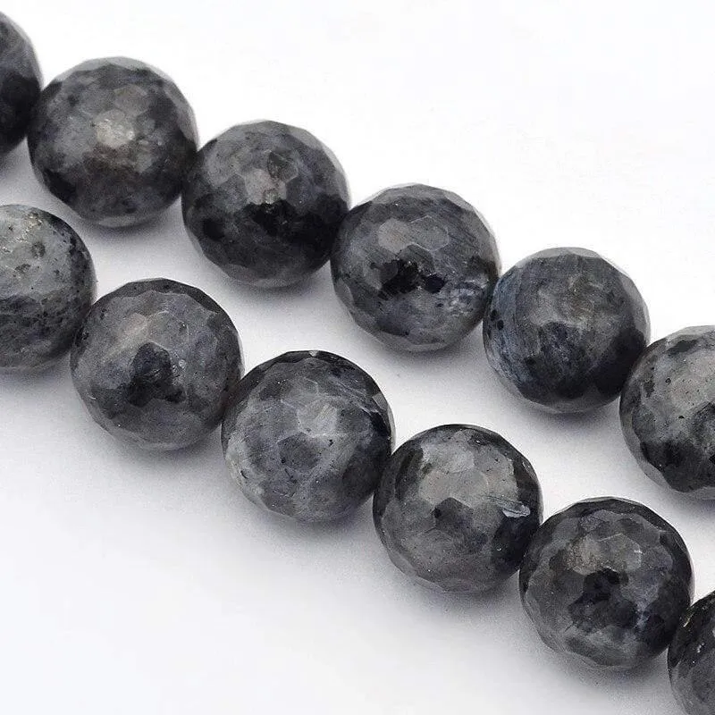 4 / 6 / 10 / 18mm 15.7 "Natürliche Labradorit Perlenstränge Facettiert Rund Für DIY Schmuckzubehör Finden Herstellung Halsketten Armbänder