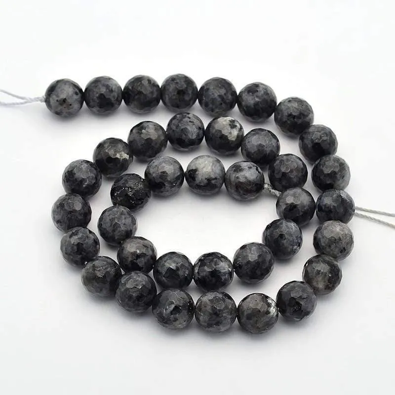 4 / 6 / 10 / 18mm 15.7 "Natürliche Labradorit Perlenstränge Facettiert Rund Für DIY Schmuckzubehör Finden Herstellung Halsketten Armbänder