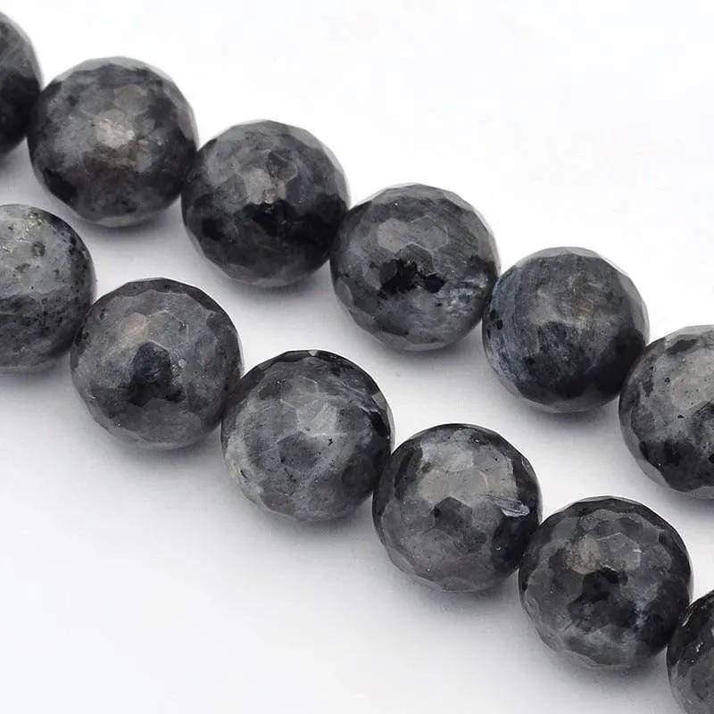 4 / 6 / 10 / 18mm 15.7 "Natürliche Labradorit Perlenstränge Facettiert Rund Für DIY Schmuckzubehör Finden Herstellung Halsketten Armbänder