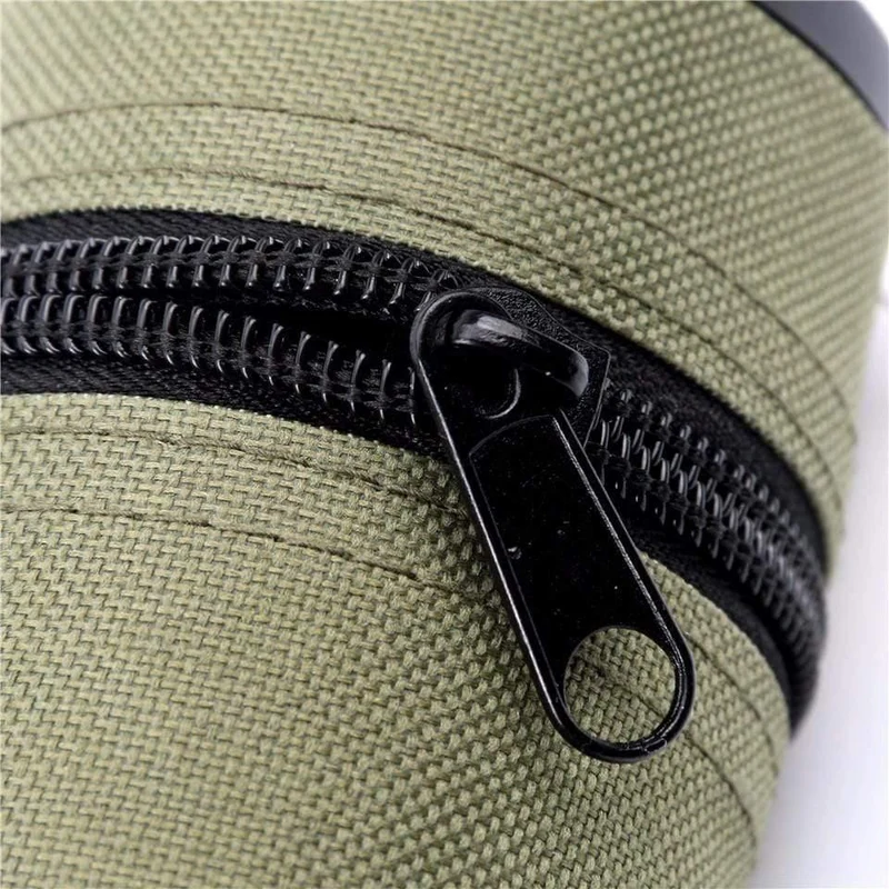 Armeegrünes Cordura-Rutenfutteral, Carbonfaser-Fliegenrutenrohr für Ruten 30", passend für 9' und 10' Angeltasche