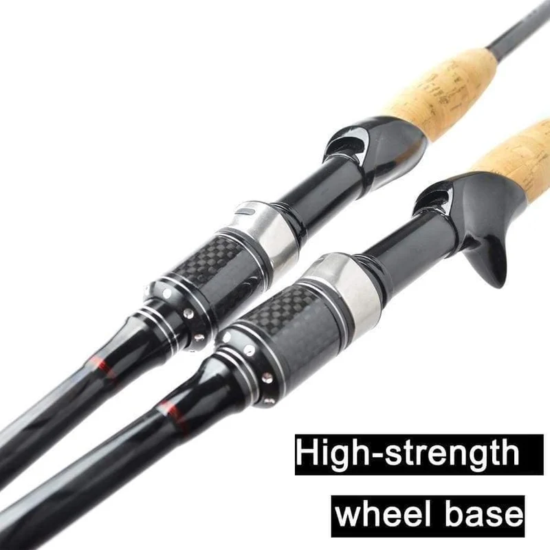 Carbon Angelrute Casting Spinning 2.1 m 2.4 m 3 Abschnitt M Power 6-16g Schnelle Action Locken stange Reise Angelgerät