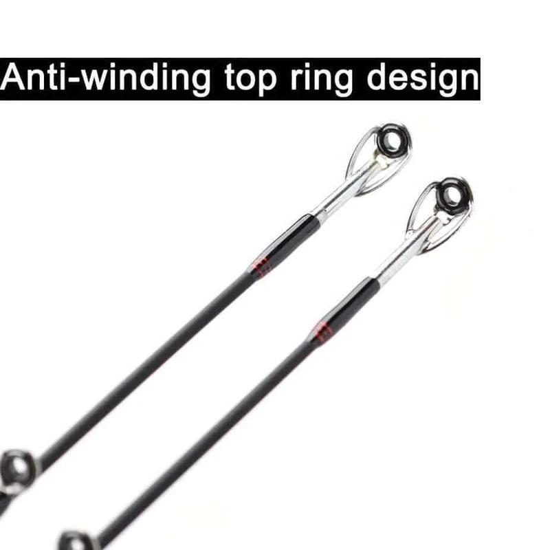 Carbon Angelrute Casting Spinning 2.1 m 2.4 m 3 Abschnitt M Power 6-16g Schnelle Action Locken stange Reise Angelgerät