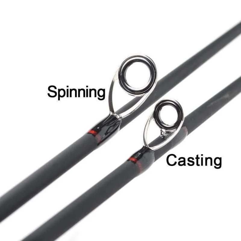 Carbon Angelrute Casting Spinning 2.1 m 2.4 m 3 Abschnitt M Power 6-16g Schnelle Action Locken stange Reise Angelgerät