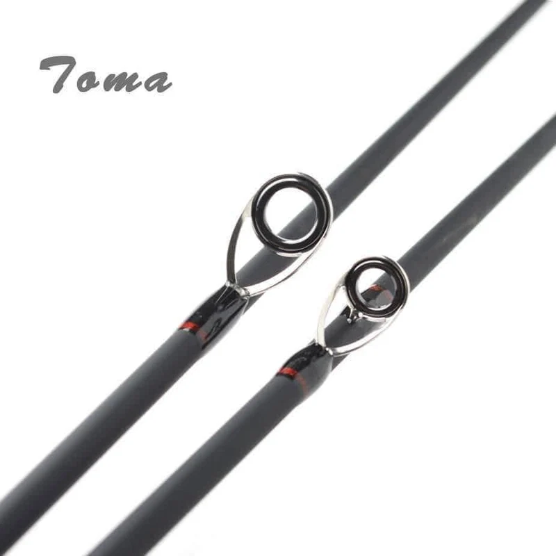 Carbon Angelrute Casting Spinning 2.1 m 2.4 m 3 Abschnitt M Power 6-16g Schnelle Action Locken stange Reise Angelgerät