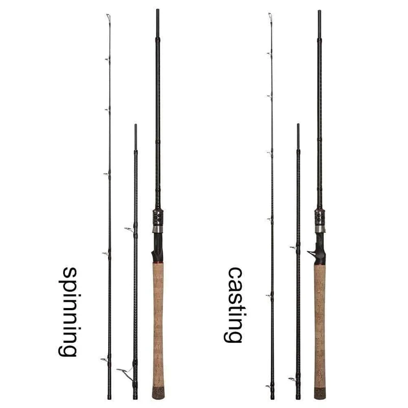 MONSTER HUNTER 803XXH Casting Spinning Angelrute Carbon Fiber 2.38 m 20-80g Power Wels KÖDER Reise Angelrute