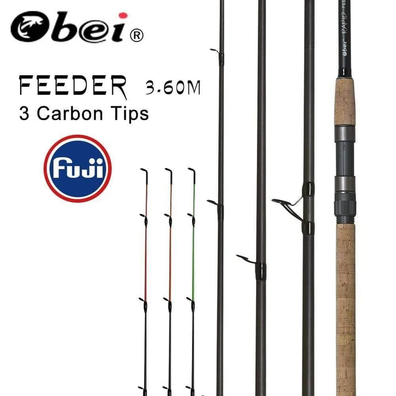 Angelrute Spinning Casting Reiserute 3.6 m Vara de Pesca Fuji Carp Feeder 40-200 g Stange