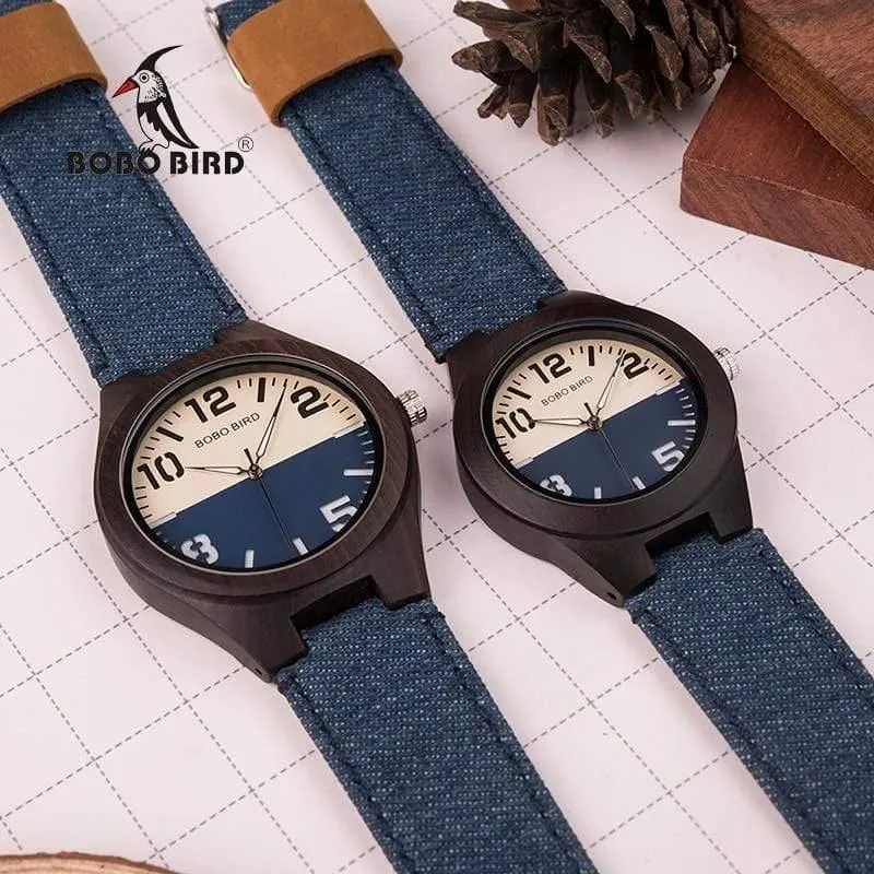 Männer Frauen Liebhaber Quarz Uhren Holz Luxus Damen Armbanduhr Als Geschenk relogio masculino In Holz Box V-R29