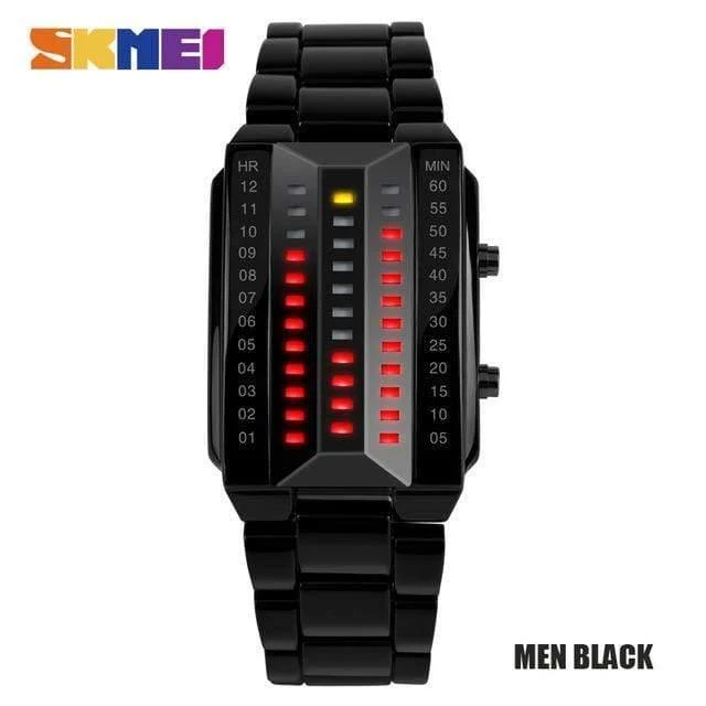 Liebhaber Sport Digitaluhr Mode Paar Uhr Uhren Top-marke Luxus Alloy Strap Mann Frau reloj hombre 1013
