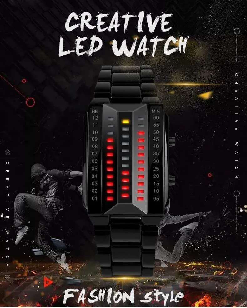 Liebhaber Sport Digitaluhr Mode Paar Uhr Uhren Top-marke Luxus Alloy Strap Mann Frau reloj hombre 1013