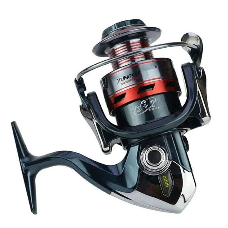FISH 13+1BB Spinning Angelrolle Metall XS1000 - 7000 Serie Spinnrolle Angeln