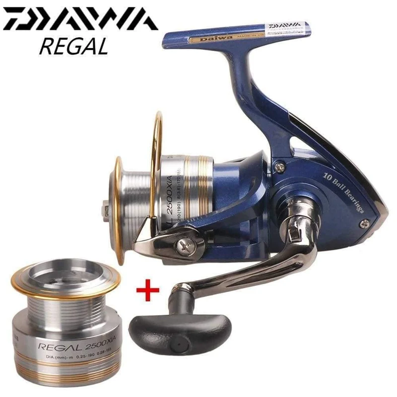 Spinning Angelrolle 2000XIA 2500XIA 3000XIA 4000XIA Größe mit Doppelspule 10BB 5.3: 1 Pesca Moulinet