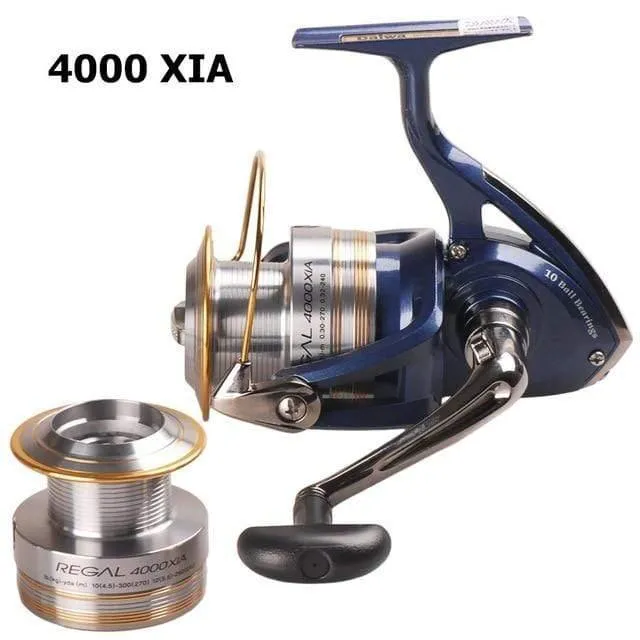 Spinning Angelrolle 2000XIA 2500XIA 3000XIA 4000XIA Größe mit Doppelspule 10BB 5.3: 1 Pesca Moulinet