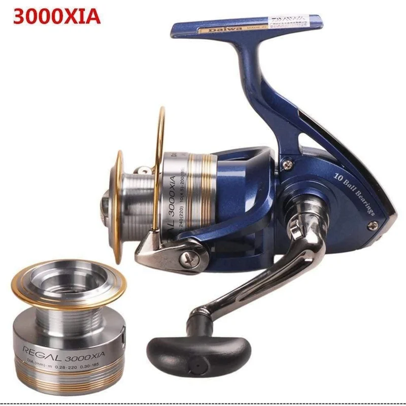 Spinning Angelrolle 2000XIA 2500XIA 3000XIA 4000XIA Größe mit Doppelspule 10BB 5.3: 1 Pesca Moulinet