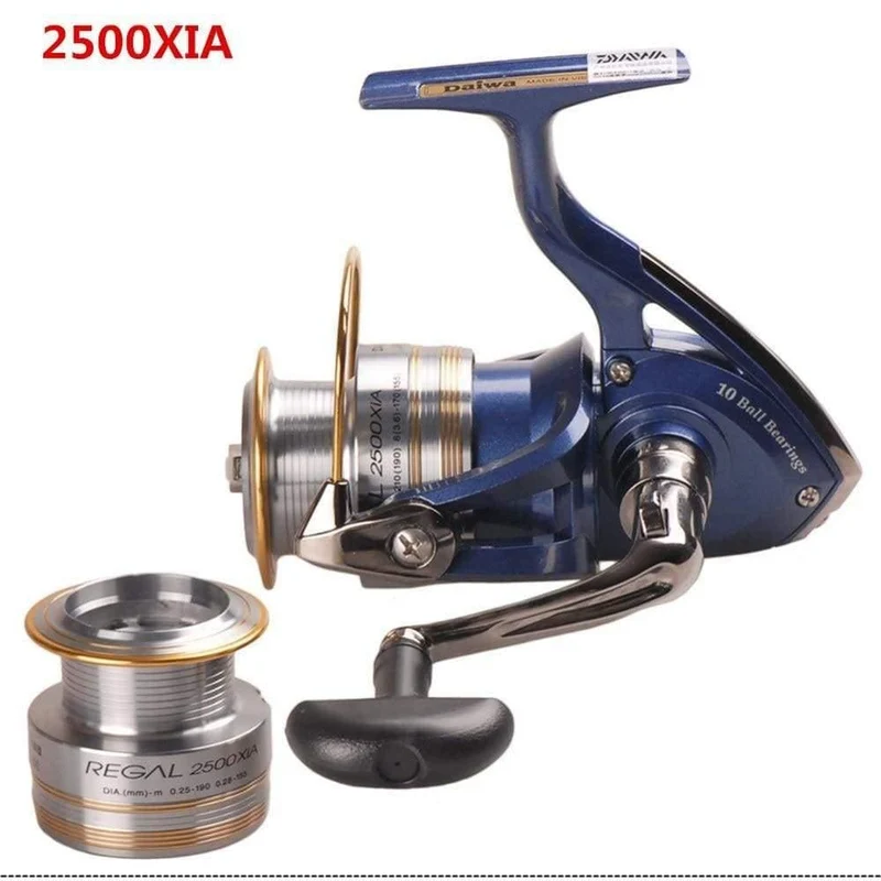 Spinning Angelrolle 2000XIA 2500XIA 3000XIA 4000XIA Größe mit Doppelspule 10BB 5.3: 1 Pesca Moulinet