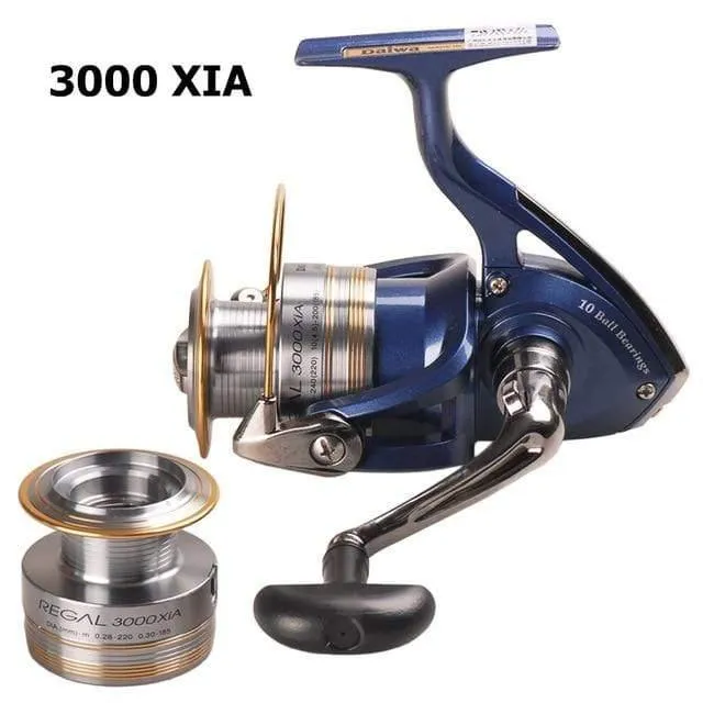 Spinning Angelrolle 2000XIA 2500XIA 3000XIA 4000XIA Größe mit Doppelspule 10BB 5.3: 1 Pesca Moulinet