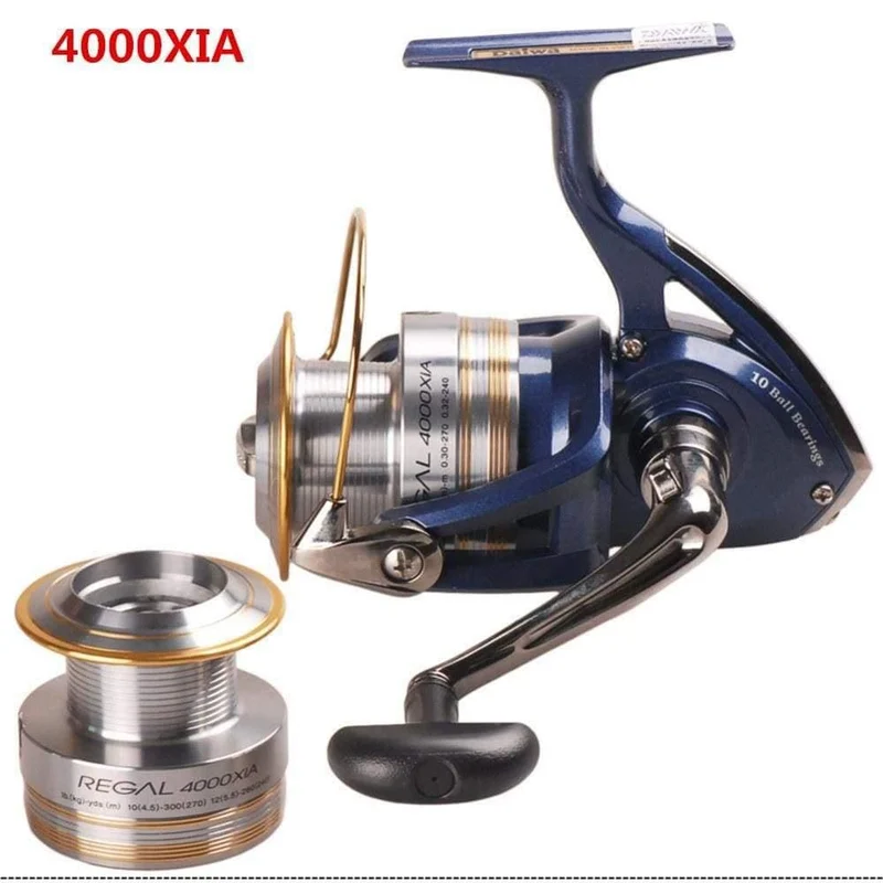 Spinning Angelrolle 2000XIA 2500XIA 3000XIA 4000XIA Größe mit Doppelspule 10BB 5.3: 1 Pesca Moulinet