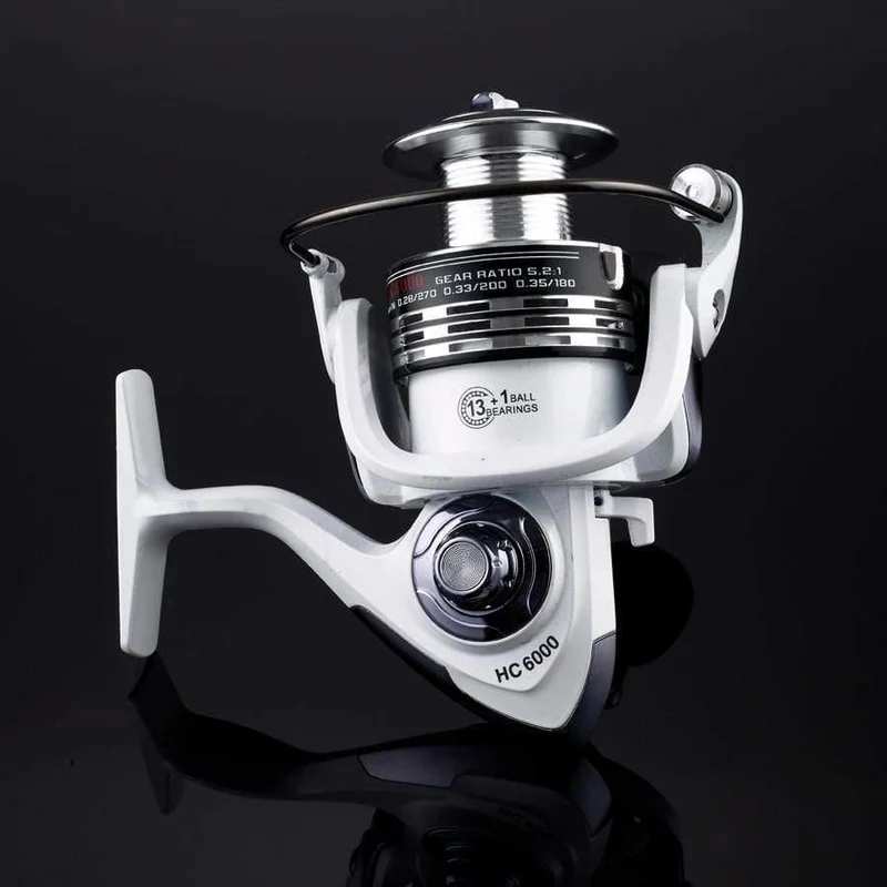Spinning Angelrolle Professionelle Metall Angelrolle mit Wechselgriff Serie HC1000-7000
