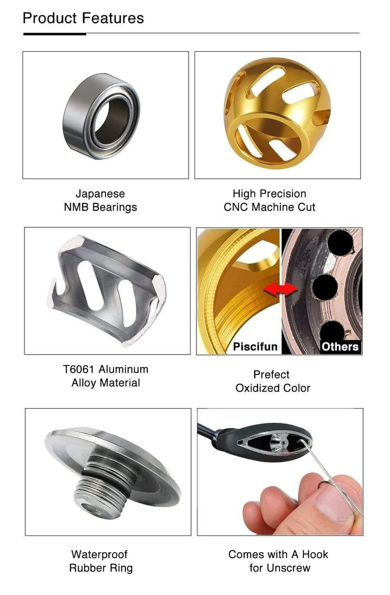 30 mm Rollengriffknopf für SHIMANO STRADIC CI4 SW STRADIC FK SAHARA SEDONA NASCI DAIWA FUEGO TATULA STEEZ CALDIA EXIST