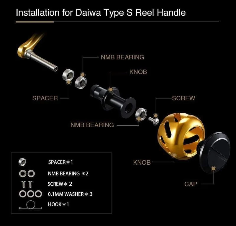 30 mm Rollengriffknopf für SHIMANO STRADIC CI4 SW STRADIC FK SAHARA SEDONA NASCI DAIWA FUEGO TATULA STEEZ CALDIA EXIST