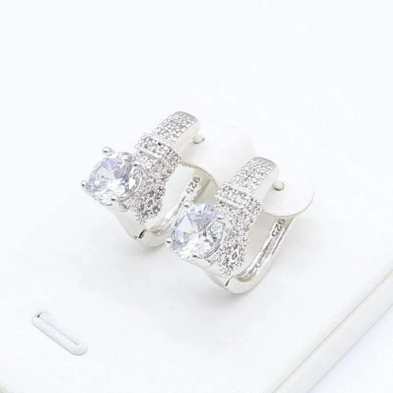 925 Silber Schmucksets für Damen, Armband, Halskette, Anhänger, Ring, Creolen, Geburtstag, Hochzeit, Geschenk