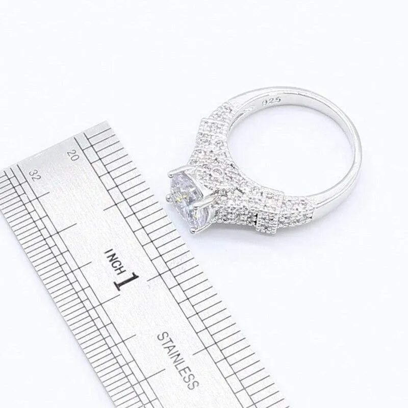 925 Silber Schmucksets für Damen, Armband, Halskette, Anhänger, Ring, Creolen, Geburtstag, Hochzeit, Geschenk