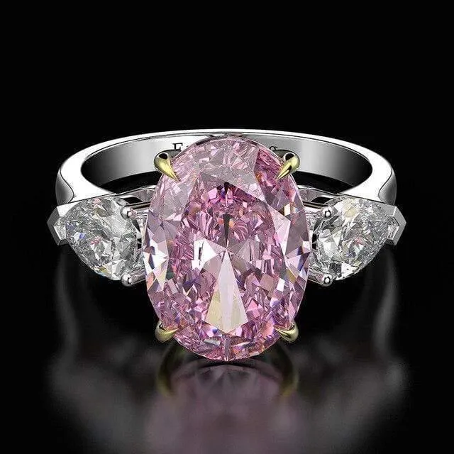 925 Sterling Silber erstellt Moissanite Edelstein Hochzeit Engagement Diamanten Ring Fine Jewelry Großhandel