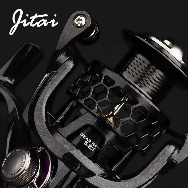 Carretilha Spinnrolle mit Freispule, leichte CNC-Aluminiumspule, 10 + 1 BBs, Salzwasserrad, Karpfen-Angelrollen