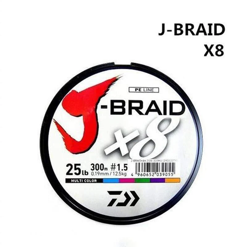 8 geflochtene Angelschnur – Länge: 300 m, Durchmesser: 330 mm – 0.2 mm, Größe: 0.42 – 30 lb, japanische PE-Geflechtschnur, J-Braid-Schnur.