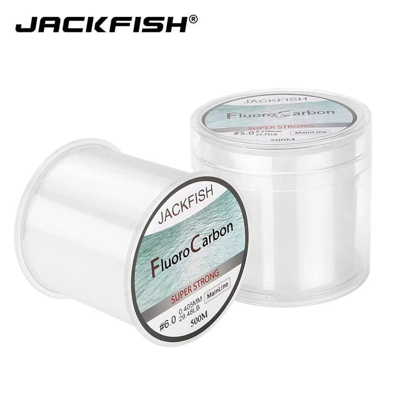 500M Fluorocarbon Angelschnur 5-30LB Superstarke Marke Hauptschnur Klare Fliegenfischschnur Pesca