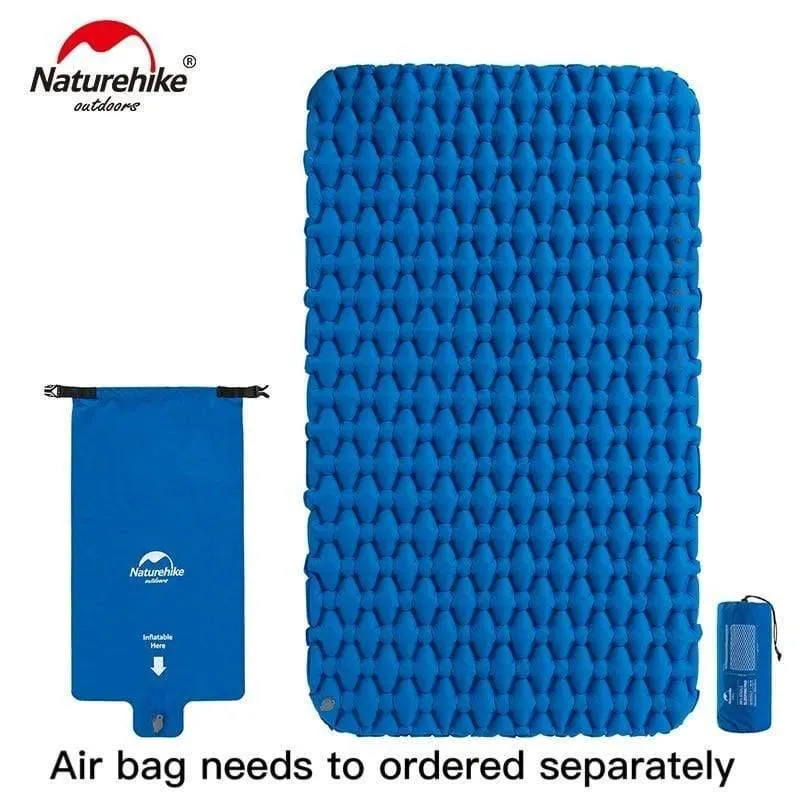 Leichte feuchtigkeitsbeständige Luftmatratze Nylon TPU Isomatte Aufblasbare Isomatte Isomatte Für 2Person NH19Z055-P
