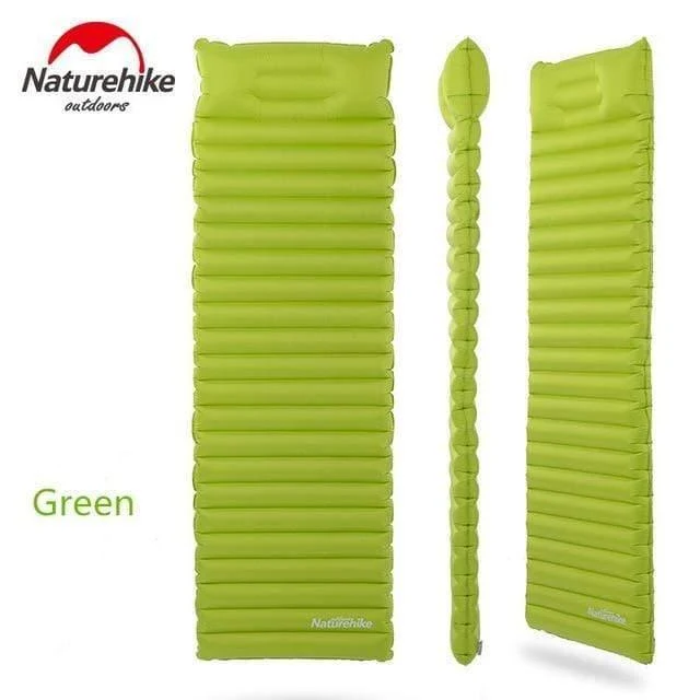 Matratze, superleichter, aufblasbarer, schnell füllender Airbag mit Kissen, innovative Isomatte NH16D003-D
