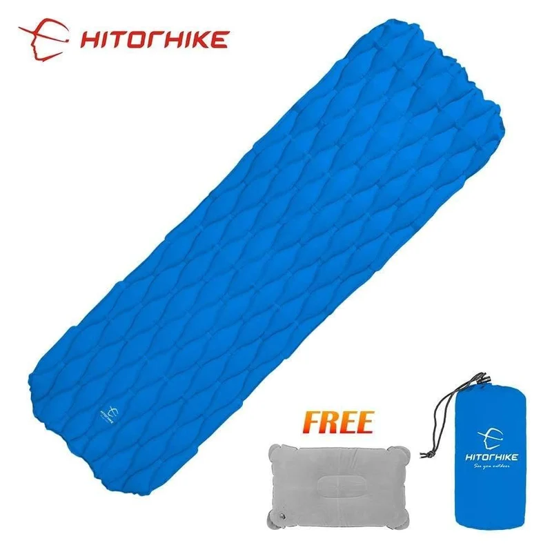 Aufblasbare Isomatte Isomatte mit Kissen Luftmatratze Kissen Schlafsack Luft Sofas aufblasbares Sofa