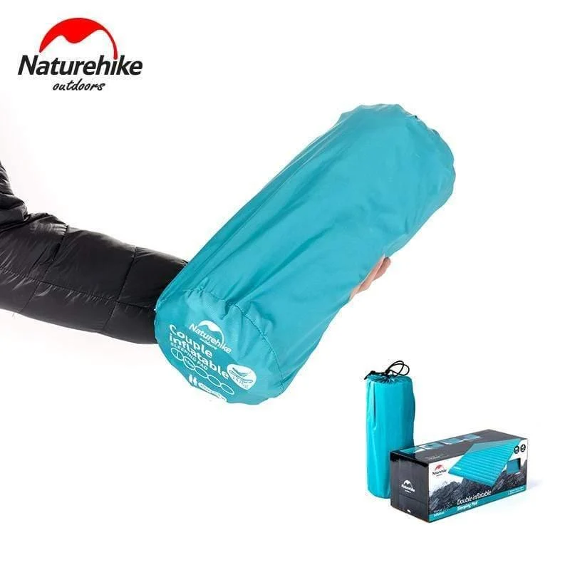 2-3Personen Outdoor Camping Aufblasbare Isomatte Ultraleicht Press Typ Luftmatratze TPU Wasserdichte Zelt Matte