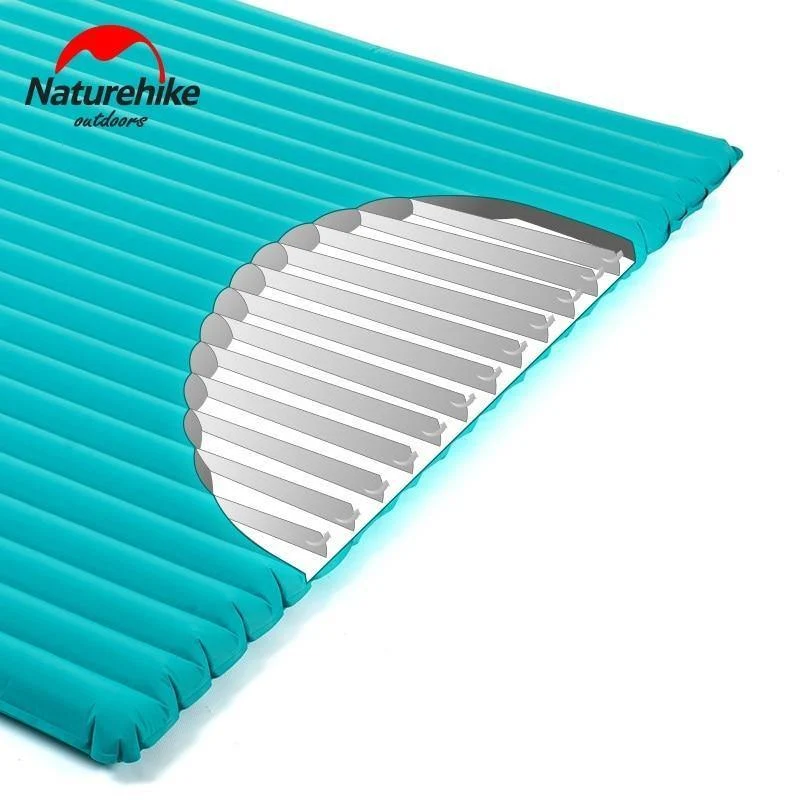 2-3Personen Outdoor Camping Aufblasbare Isomatte Ultraleicht Press Typ Luftmatratze TPU Wasserdichte Zelt Matte