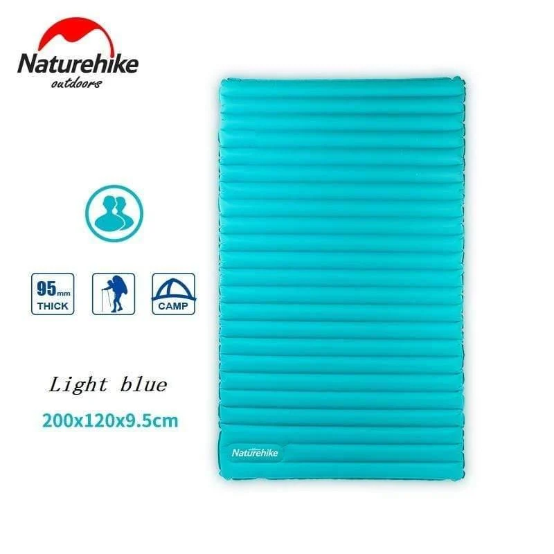 2-3Personen Outdoor Camping Aufblasbare Isomatte Ultraleicht Press Typ Luftmatratze TPU Wasserdichte Zelt Matte