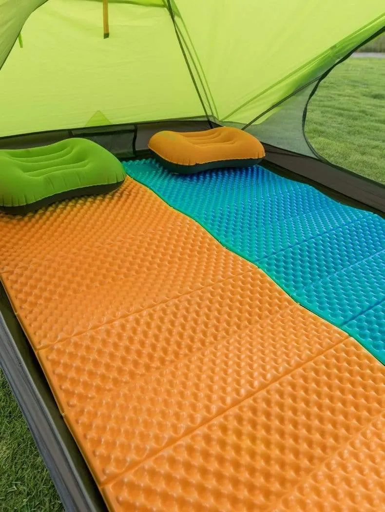 Ultraleichte, zusammenklappbare Outdoor-Schaum-Camping-Zelt-Matratze, Strand-Picknick-Wander-Schlafmatte, Rucksack-Schlafunterlage
