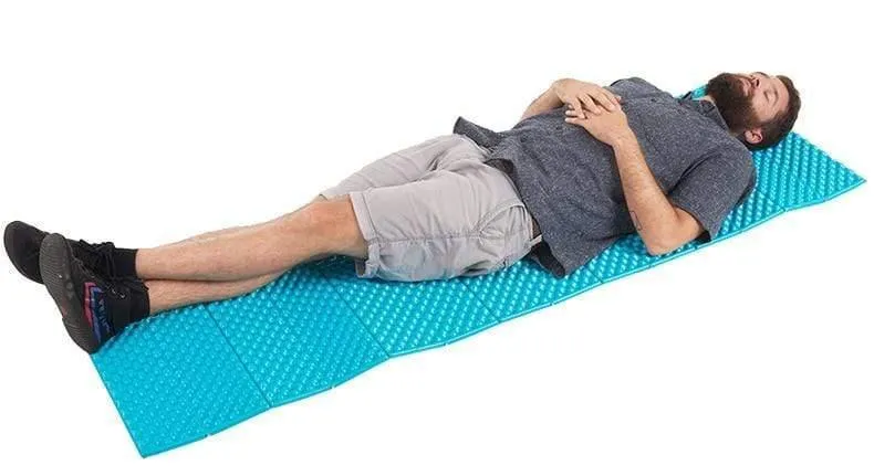 Ultraleichte, zusammenklappbare Outdoor-Schaum-Camping-Zelt-Matratze, Strand-Picknick-Wander-Schlafmatte, Rucksack-Schlafunterlage