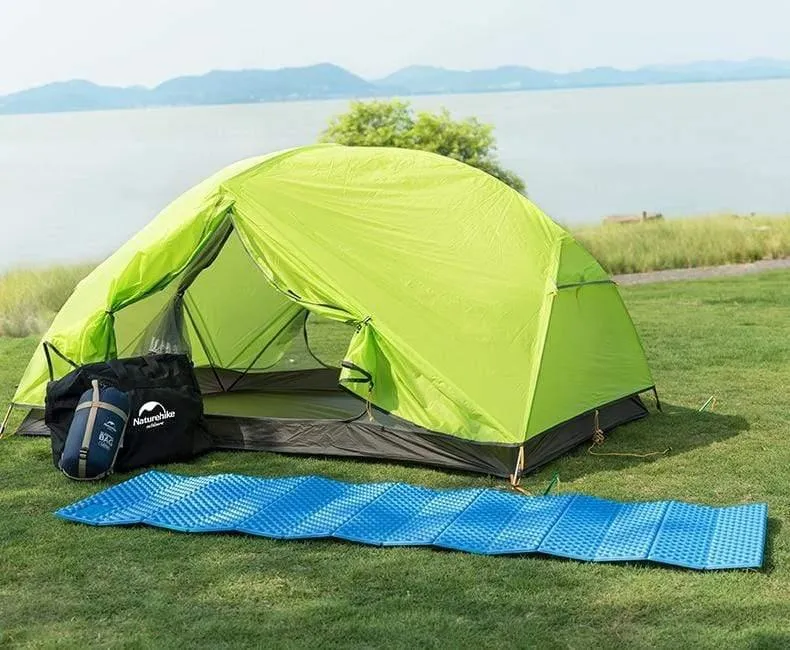 Ultraleichte, zusammenklappbare Outdoor-Schaum-Camping-Zelt-Matratze, Strand-Picknick-Wander-Schlafmatte, Rucksack-Schlafunterlage